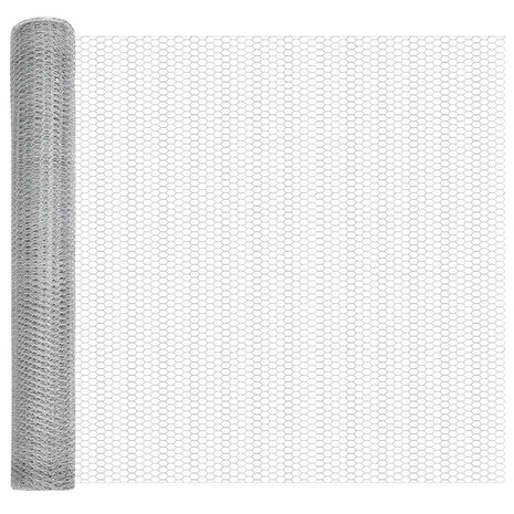 Zeskantig hekwerk Zilver 1 x 10 m Gegalvaniseerd staal 5