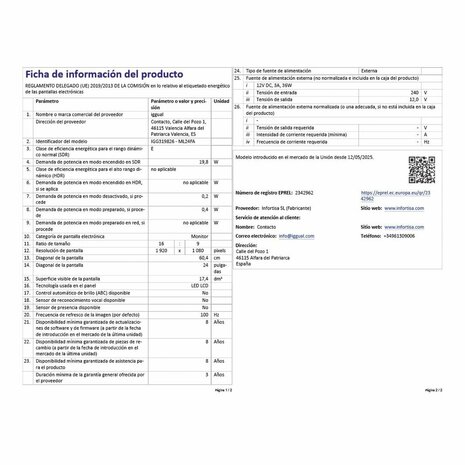 Monitor iggual AA 24" Full HD 2