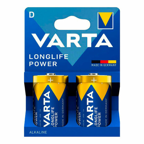Batterijen Varta longlife power d - lr20 1,5 V LR20 Soort D (2 Onderdelen) (2 Stuks) 1