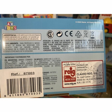 Knuffel Fisher-Price Giraf 20 cm Plastic 5