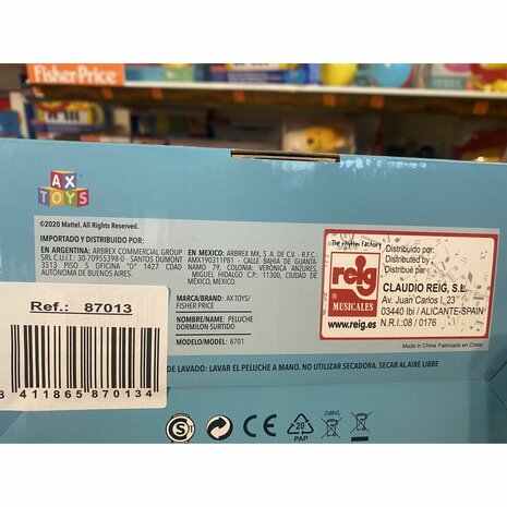 Knuffel Fisher-Price   Pandabeer 30 cm Plastic 8