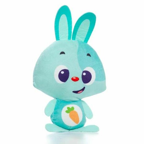 Knuffel met Geluid Moltó Gusy luz Baby Bunny Turkoois 7,5 cm 1