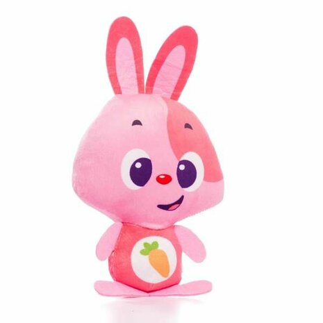 Knuffel met Geluid Moltó Gusy luz Baby Bunny Roze 7,5 cm 1