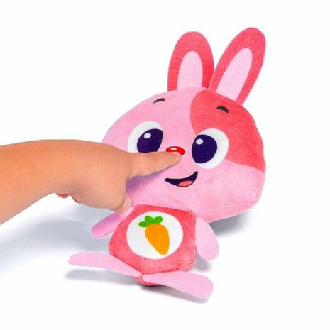 Knuffel met Geluid Moltó Gusy luz Baby Bunny Roze 7,5 cm 5