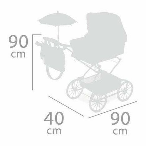 Poppenwagen Decuevas Verona 55 cm 6
