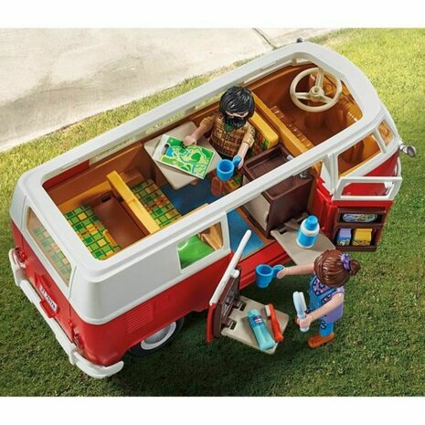 Voertuig Speelset Playmobil 70176 Volkswagen T1 Bus Rood 3
