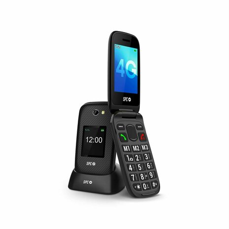 Senioren Telefoon SPC 2337N Zwart 128 GB 2,8" 6