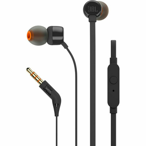 In-Ear oordopjes JBL T110 Zwart 1