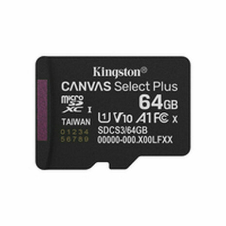 Micro SD kaart met adapter Kingston SDCS3/64GBSP 64 GB 3