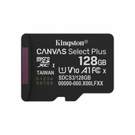 Micro SD kaart met adapter Kingston SDCS3/128GBSP 128 GB 3