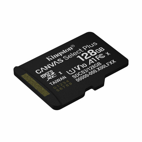 Micro SD kaart met adapter Kingston SDCS3/128GBSP 128 GB 4