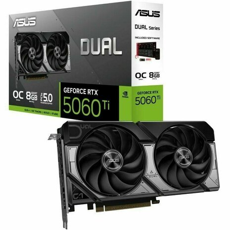 Videokaart Asus 90YV0MP2-M0NA00 geforce rtx 5060 ti 8 GB GDDR6 GDDR7 1