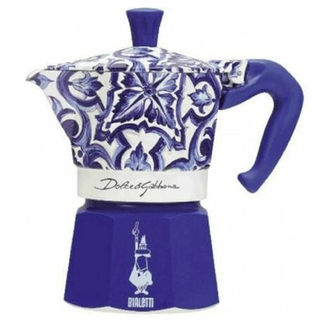 Percolator Bialetti MOKA D&G Blauw Aluminium 6 Kopjes 1