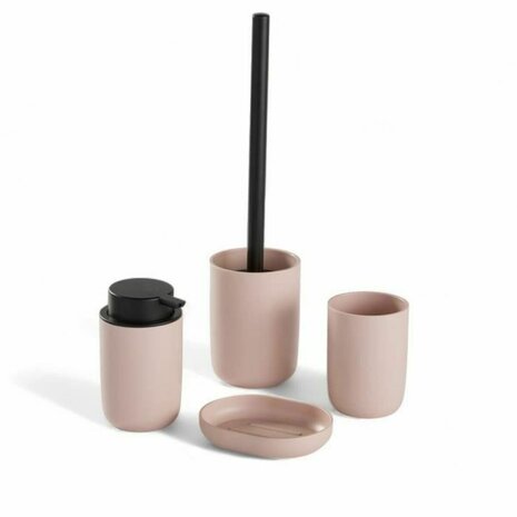 Badset TODAY HOY Roze Plastic Modern 4 Onderdelen (4 Stuks) 1