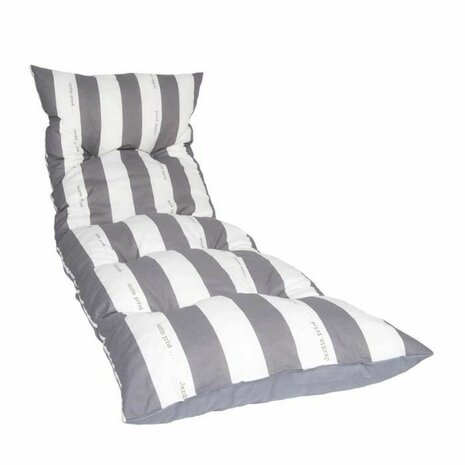 Ligstoelkussen Jardin Prive Blauw 180 x 56 x 10 cm 1