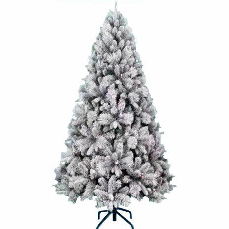 Kerstboom Home ESPRIT Groen PVC Metaal Besneeuwd 116 x 116 x 180 cm 1