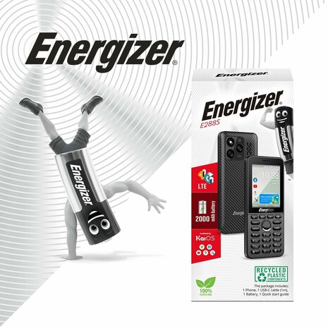 Senioren Telefoon Energizer E288S Quad Core 4 GB RAM Zwart 6