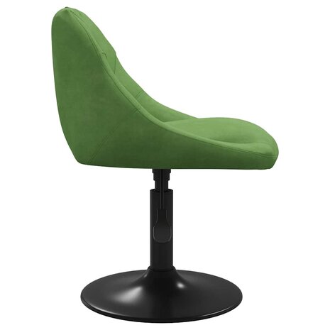 Eetkamerstoel fluweel lichtgroen 4