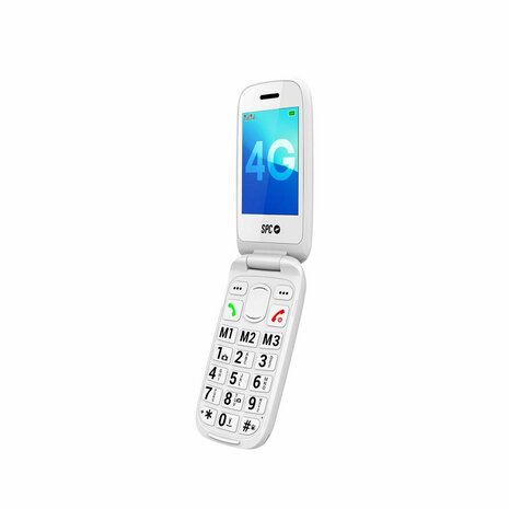 Senioren Telefoon SPC 2337B Wit 128 GB 2,8" 8