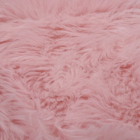 Vloerkleed 60x90 cm kunstschapenvacht roze 4