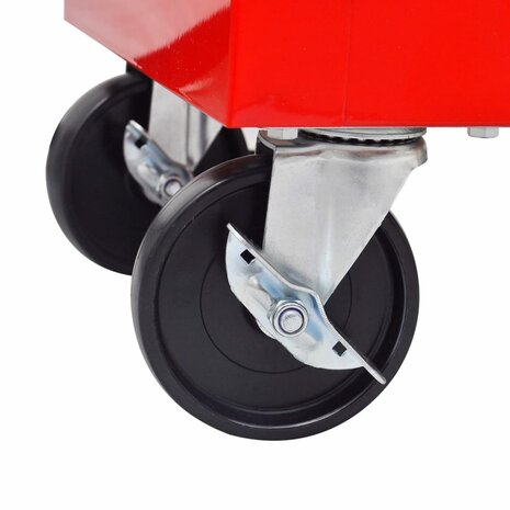 Gereedschapswagen 7 lades rood   5