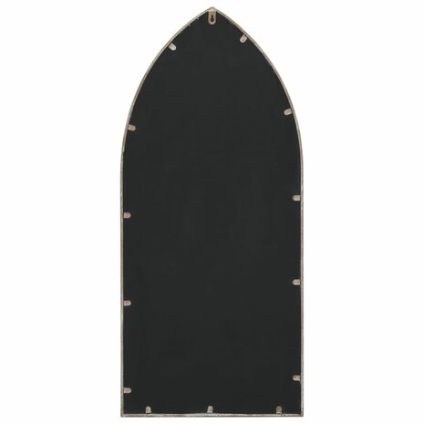 Tuinspiegel 70x30 cm ijzer zandkleurig 4