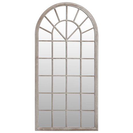Tuinspiegel 90x45 cm ijzer zandkleurig 3