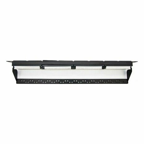 Patchpanel 24 UTP-Poorten Categorie 6 NANOCABLE 10.21.3124 19" RJ45 Zwart 3