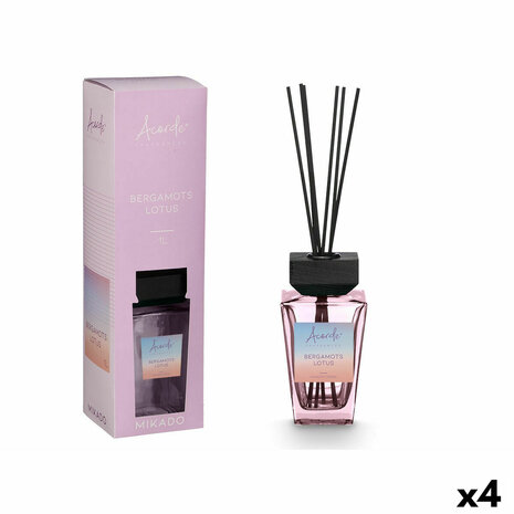 Geurstokjes Acorde BERGAMOTS LOTUS 1 L (4 Stuks) 1