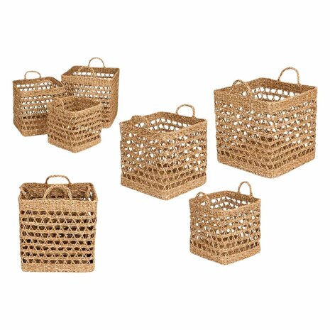 Mandenset Gift Decor Bruin Zeealgen 2 Onderdelen (2 Stuks) 2