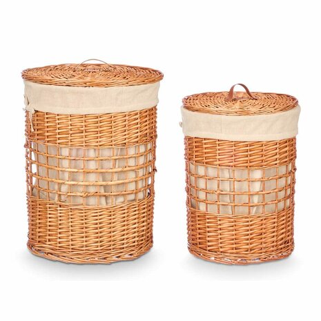 Mandenset Kipit Natuurlijk vlechtwerk 2 Onderdelen 1