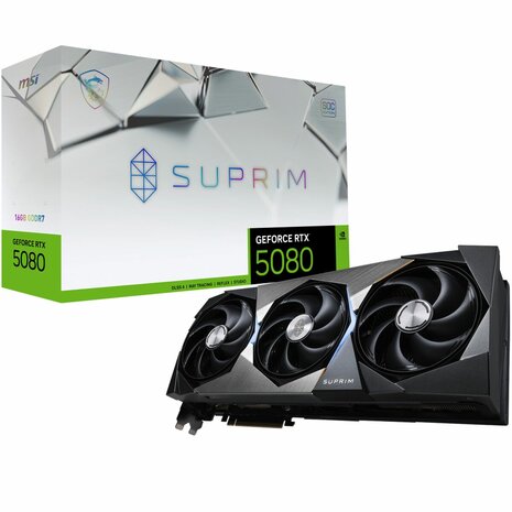 Videokaart MSI 912-V531-009 GEFORCE RTX 5080 16 GB 1