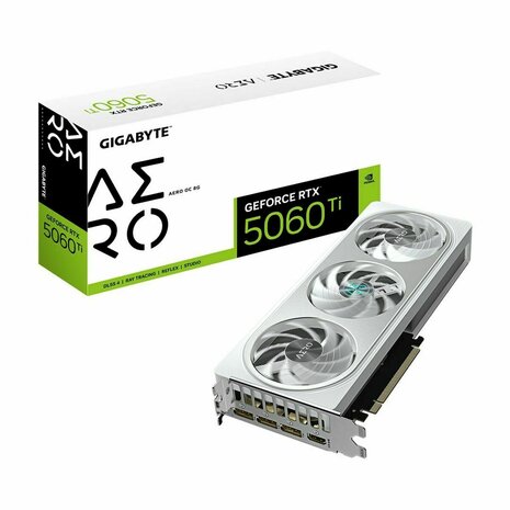 Videokaart Gigabyte GV-N506TAERO OC-8GD geforce rtx 5060 ti 8 GB GDDR6 5