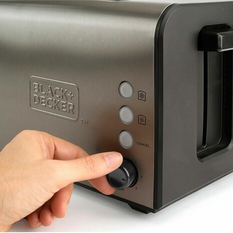 Broodrooster Black & Decker BXTO900E Roestvrij staal 900 W 7