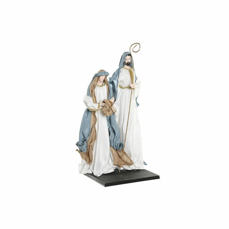 Kerststal set Home ESPRIT Blauw Wit 27 x 24 x 50 cm 4