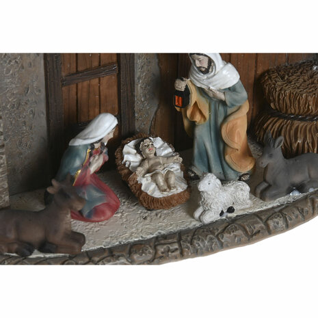 Kerststal set Home ESPRIT Multicolour Hars 3