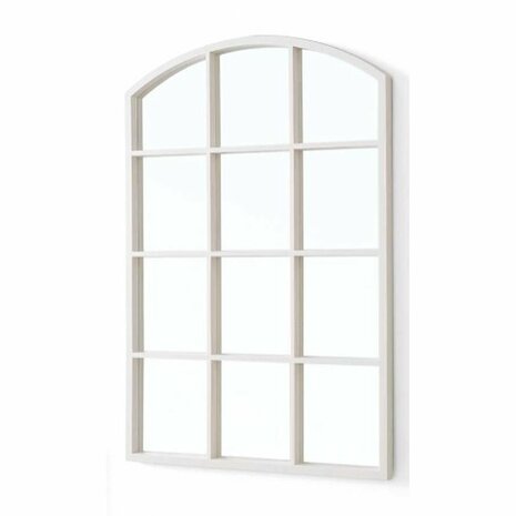 Wandspiegel Gift Decor Wit Venster 50,5 X 2,5 X 76 cm (4 Stuks) 2
