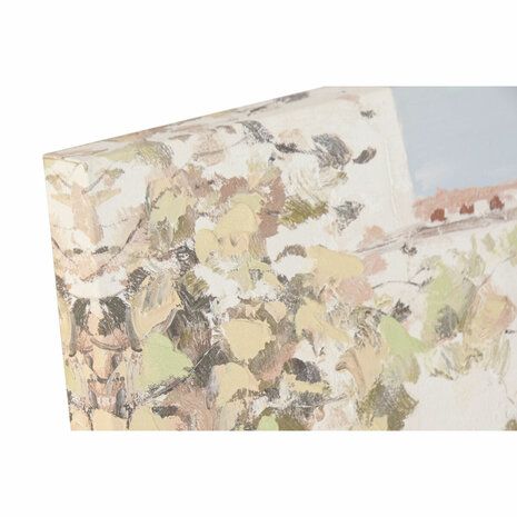 Canvas Home ESPRIT Wit Groen Stad Cottage 60 x 3,5 x 90 cm (2 Stuks) 2