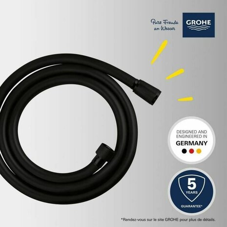 Douchekop Grohe Zwart 4