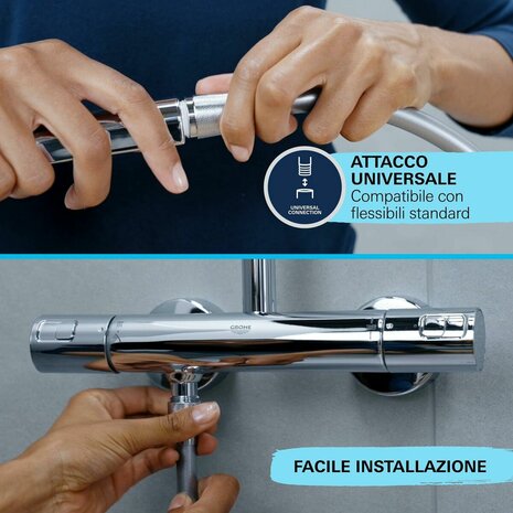 Douchekop Grohe Metaal 8