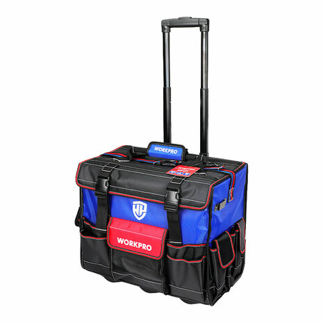 Gereedschapstas Workpro Polyester Blauw Zwart Rood 2