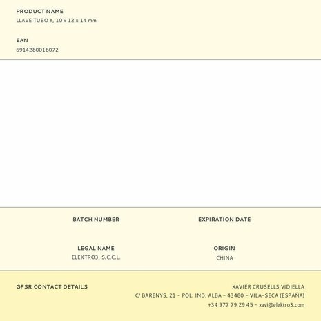 Pijpsleutel Workpro Zeshoekig 12 mm 14 mm 10 mm 2