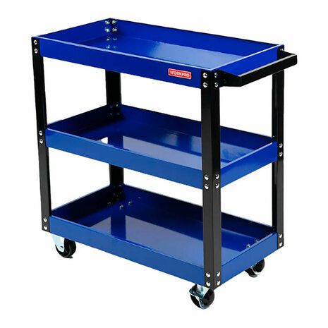 Gereedschapstrolley Workpro 75,5 x 35,5 x 70,5 cm Zwart Staal Polypropyleen 1