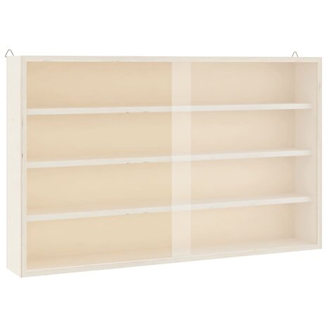 Houten vitrinekast met deuren 60x8,5x37cm 4