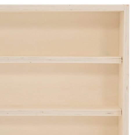 Houten vitrinekast met deuren 60x8,5x37cm 9