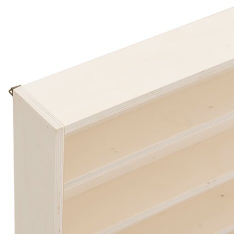 Houten vitrinekast met deuren 80x8,5x37cm 8