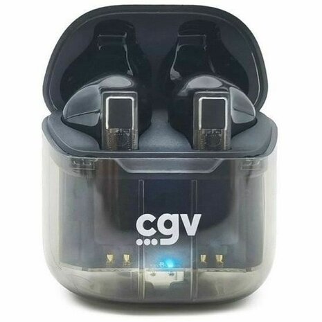 Draadloze Koptelefoon met Oplaadetui CGV URBAN GHOST Zwart 2