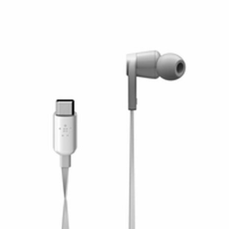 Hoofdtelefoon met microfoon Belkin ROCKSTAR Wit 3