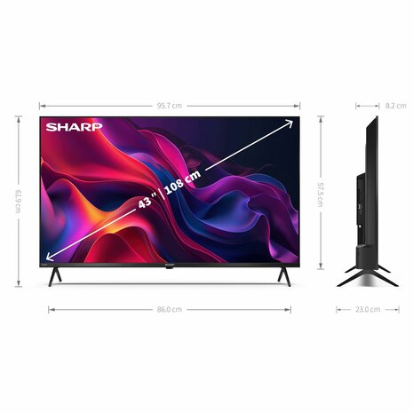 Smart TV Sharp 4T-C43GK4245EB 43" LED 6
