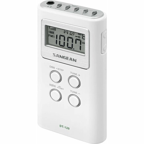 Radio Sangean DT120W BLANCO Wit 1